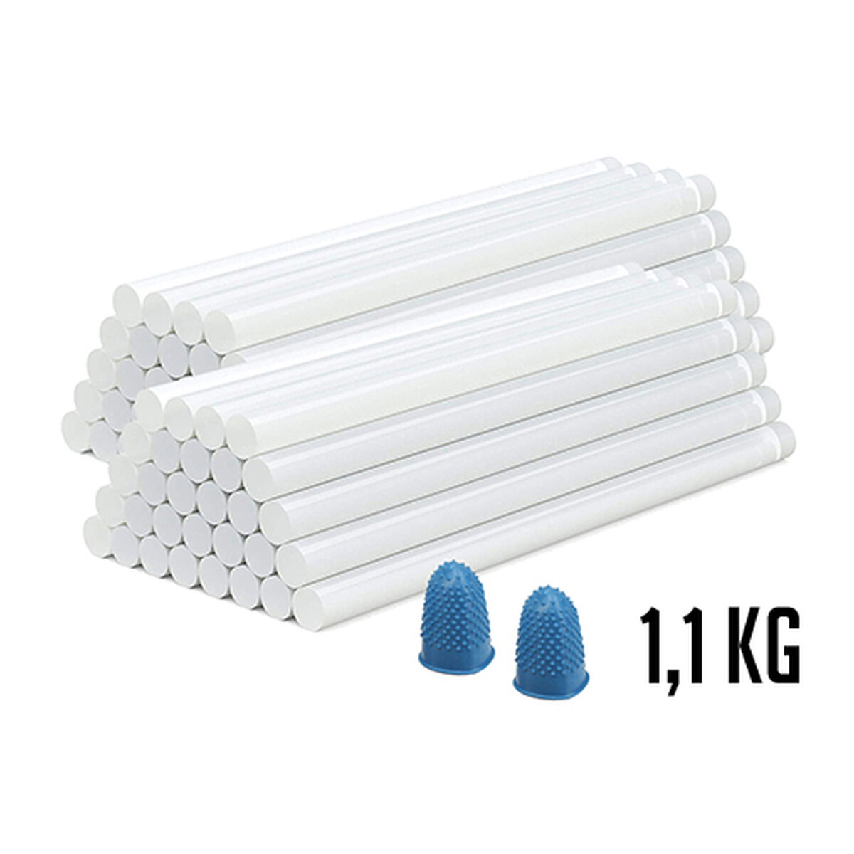 Bâtons de colle thermofusible Ferrestock Transparent Ø 11 cm (60 Unités)
